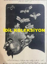 Osmanlıca Akbaba Mizah Dergisi-Gazetesi, Orijinal Dönem Basım, (Ottoman Magazine-Newspaper) - 22 Mayıs 1924 - Sayı: 153 - Rumi: 22 Mayıs 1340 - Hicri: 19 Şevval 1342 - Laklakiyat: Bu Yaz da Böyle Geçecek! Firari Ermeniler Meselesinin Manasızlığına Dair - Zamane Bilmeceleri - Cemal Nadir Güler'in Karikatürü: Ermeni Zenginleri Sızdırılırken - Fıkralar: Olimpiyatçıların Yemini: Olimpiyatta İcra Edilecek Sporcular Yemini için Bizimkiler Galatasaray'dan Leblebi Mehmet'i İntihap Etmişlerdir - İkdam Gazetesi Sahibi Ahmet Cevdet Bey'in İleri Gazetesi Sahibi Celal Nuri Bey'e Teklifi - Küçük Hikaye: 