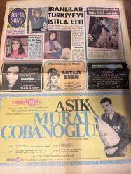 HAFTA SONU GAZETESİ DOĞUM GÜNÜ HEDİYESİ  ( Turkish Newspaper ) - 29 KASIM 1970 -TAM TAKIM 8 SAYFADIR -Zeliha Rüzgar-Zaliha-Ayşe Ünal-Keriman Gürsoy-Suna Selen-Suna Yıldızoğlu-Yüksel Özkasap-Leyla Esen-Aşık Murat Çobanoğlu-Nigar Uluerer-Şenay-Berna-Behiye Aksoy-Çamay-Ayla Dikmen-Nuray Darcan-Ajda Pekkan-Aziz Azmet-Santor Ersen-Sevim Süreyya-Sevim Süer-Sabiha Sayın-Sabah Aytaç-B.B.-Michele Mercier-Alain Delon-Nuri Sesigüzel-Selma Ersöz-Füsun Önal-Nur Yücel-Tülin Arman-Mahir Asan-Dilek Üstün-Şükrü Tükenmez-İlhan Tayman-Oksan Bayram-Tülay Albayrak-Ümit Utku-Belkıs Akkale-Şükrü Osmanoğlu-Neslihan Lale-Vedat Karaşin-Süleyman Lale-Vehip Dervişoğlu-Türkan Şoray-Talat Gözbak-Nebahat Çehre-Ferit Yücel-Müjdat Ar-Zeki Çetin-Hüseyin Tekin-Dursun Salkım-Ramazan Şenses-Handan Kara-Ahmet Sarıcaoğlu-Bayram Koca-Serap İnci-Hüseyin Tekin-Ayşe Şafak-Ali Kemal-Metin Ersoy- İranlılar Türkiye’yi istila etti-Zaliha Rusya’da 6 dilde konser verecek-Sinemanın güzel yıldızı Suna Selen cadı oldu-Aşık Murat Çobanoğ