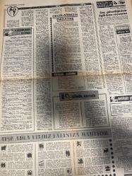 HAFTA SONU GAZETESİ DOĞUM GÜNÜ HEDİYESİ  ( Turkish Newspaper ) - 29 KASIM 1970 -TAM TAKIM 8 SAYFADIR -Zeliha Rüzgar-Zaliha-Ayşe Ünal-Keriman Gürsoy-Suna Selen-Suna Yıldızoğlu-Yüksel Özkasap-Leyla Esen-Aşık Murat Çobanoğlu-Nigar Uluerer-Şenay-Berna-Behiye Aksoy-Çamay-Ayla Dikmen-Nuray Darcan-Ajda Pekkan-Aziz Azmet-Santor Ersen-Sevim Süreyya-Sevim Süer-Sabiha Sayın-Sabah Aytaç-B.B.-Michele Mercier-Alain Delon-Nuri Sesigüzel-Selma Ersöz-Füsun Önal-Nur Yücel-Tülin Arman-Mahir Asan-Dilek Üstün-Şükrü Tükenmez-İlhan Tayman-Oksan Bayram-Tülay Albayrak-Ümit Utku-Belkıs Akkale-Şükrü Osmanoğlu-Neslihan Lale-Vedat Karaşin-Süleyman Lale-Vehip Dervişoğlu-Türkan Şoray-Talat Gözbak-Nebahat Çehre-Ferit Yücel-Müjdat Ar-Zeki Çetin-Hüseyin Tekin-Dursun Salkım-Ramazan Şenses-Handan Kara-Ahmet Sarıcaoğlu-Bayram Koca-Serap İnci-Hüseyin Tekin-Ayşe Şafak-Ali Kemal-Metin Ersoy- İranlılar Türkiye’yi istila etti-Zaliha Rusya’da 6 dilde konser verecek-Sinemanın güzel yıldızı Suna Selen cadı oldu-Aşık Murat Çobanoğ