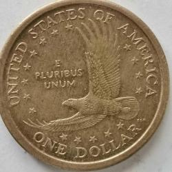 AMERİKA 2000 D  1 DOLAR   Sacagawea Doları