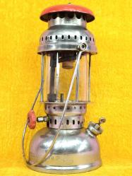 SWEDEN OPTIMUS 200 P , ANTİKA NİKELAJLI PİRİNÇ KASA POMPALI GAZ LAMBASI FENER