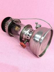 SWEDEN OPTIMUS 200 P , ANTİKA NİKELAJLI PİRİNÇ KASA POMPALI GAZ LAMBASI FENER