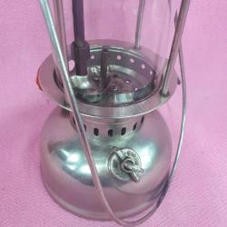 SWEDEN OPTIMUS 200 P , ANTİKA NİKELAJLI PİRİNÇ KASA POMPALI GAZ LAMBASI FENER