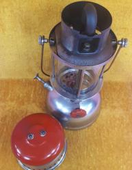 SWEDEN OPTIMUS 200 P , ANTİKA NİKELAJLI PİRİNÇ KASA POMPALI GAZ LAMBASI FENER