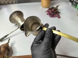 Antika Cezve Lotu - Bakır Malzeme Türk Kahvesi Cezveleri - Bosna İşi - Osmanlı Modeli