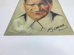 Atatürk Tablosu - Büyük Boy Atatürk Tablo - Atatürk Nadir Fotoğraf