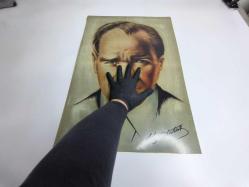 Atatürk Tablosu - Büyük Boy Atatürk Tablo - Atatürk Nadir Fotoğraf