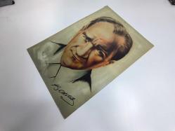 Atatürk Tablosu - Büyük Boy Atatürk Tablo - Atatürk Nadir Fotoğraf