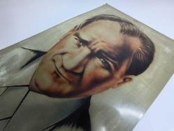 Atatürk Tablosu - Büyük Boy Atatürk Tablo - Atatürk Nadir Fotoğraf