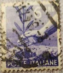 1945 İtalya Pulu - Demokrasi Serisi 6 Liret