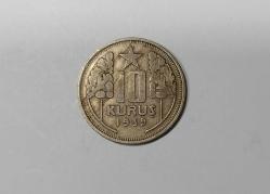 1939 YILI NİKEL 10 KURUŞ ÇİL ALTI KONDİSYONDA