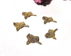Osmanlı Tuğrası Metal Tuğra - Pirinç Objeler - Takı Tasarım Malzeme - 5 ADET