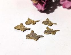 Osmanlı Tuğrası Metal Tuğra - Pirinç Objeler - Takı Tasarım Malzeme - 5 ADET