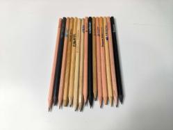 Otel Kalem Lotu - Kurşun Kalem Koleksiyonu - KLM9 - 15 Adet