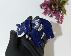 Eskilerden FİL Nazarlık - Nazar Boncuğu Duvar Dekoru - Duvar Tabağı - Dekor