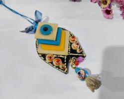 Eskilerden BALIK Nazarlık - Nazar Boncuğu Duvar Dekoru - Duvar Tabağı - Balık Dekor