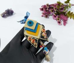 Eskilerden BALIK Nazarlık - Nazar Boncuğu Duvar Dekoru - Duvar Tabağı - Balık Dekor