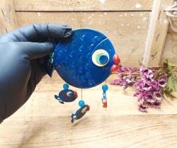 Eskilerden BALIK Nazarlık - Nazar Boncuğu Bereket Duvar Dekoru - Duvar Tabağı - Balık Dekor