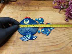 Eskilerden BALIK Nazarlık - Nazar Boncuğu Bereket Duvar Dekoru - Duvar Tabağı - Balık Dekor