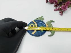 Eskilerden BALIK Nazarlık - Nazar Boncuğu Bereket Duvar Dekoru - Duvar Tabağı - Tasarım Balık Dekor