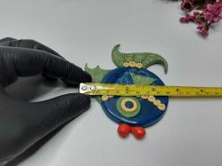 Eskilerden BALIK Nazarlık - Nazar Boncuğu Bereket Duvar Dekoru - Duvar Tabağı - Tasarım Balık Dekor