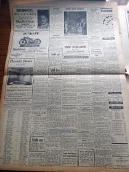 Ulus Gazetesi - Turkish Newspaper - 14 Mart 1950 - sel felaketinden çıkan dersler yazan Profesör Doktor Yavuz Abadan Başmakale - devlet planı üzerinde hükümet çalışmaları ilerliyor - Üstte Cumhurbaşkanı İsmet İnönü kars heyetiyle altta Ulukışla ve gündüzbey heyetleriyle Fotoğraflar - Cemil Sait Barlas devletçiliğimizin geniş bir izahını yaptı - yeni gelen sigara makineleri - Türk Hava kurumunda dünkü toplantı - Sınai kalkınma Bankası statüsü kabul edildi - Merkez Bankası umum müdürü Sadi Bekter fotoğraf - Türk hekimliğinin bir başarısı daha yazan Peyami Safa - Uçan gölgeler yazan Server Bedi Yazı Dizisi - Türk öğrencilerini Irak Kralı Naibi kabul etti - Reşit Paşa'nın türbesi açıldı - Yankee Paşa yazan Edison Marshall yazı dizisi - 18 Mart Çanakkale zaferi için tören yapılacak - Mualla Gökçay Bomonti aile saz salonunda - hemşire Nimet yazan Azmiye Hami Güven Yazı Dizisi - Hamiyet Yüceses ve üstad Hakkı Derman Ankara Vefa gençlik kulübü yararına büyük sinemada konser verecek