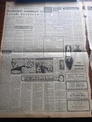 Ulus Gazetesi - Turkish Newspaper - 28 Aralık 1959 - polis romanı yazan Yakup Kadri Karaosmanoğlu Başmakale - Adalet bütçesinde CHP'nin tenkidleri - hakim teminatı kurulmalı basın rejimi değişmelidir - siyasal bilgiler fakültesinin 100. Kuruluş yıldönümü münasebeti ile tertip edilen balo fotoğraf - Osman bölükbaşı'nın Adalet bütçesi üzerindeki tenkitleri - Atatürk'ün Ankara'ya gelişinin 40. Yıldönümü dün törenlerle kutlandı fotoğraf - Kemal Satır'ın Adana'daki beyanatı Demokrat Parti'nin yeniden iktidara geleceği bir hayaldir - CHP Cebeci kongresi'ne Dün polis müdahale etti - Trabzon'da Ticaret odası seçimini yine CHP kazandı - Beşiktaş 2 Hacettepe 1 fotoğraf - Bursa'da ayin yapan 17 Nurcu yakalandı - ırak başbakanı general Kasım'a suikast yapanlara BAC elçiliği de yardım etmiş - kumsalda çeviren Bilge Karasu Yazı Dizisi - Fransa'da Milli eğitim anlaşması büyüyor - bizim evde bir bebek var yazan Emil Galip Sandalcı - elektrikle işleyen suni kalp yapıldı - Kendi düşen ağlamaz filmi
