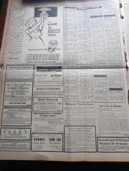 Ulus Gazetesi - Turkish Newspaper - 28 Aralık 1959 - polis romanı yazan Yakup Kadri Karaosmanoğlu Başmakale - Adalet bütçesinde CHP'nin tenkidleri - hakim teminatı kurulmalı basın rejimi değişmelidir - siyasal bilgiler fakültesinin 100. Kuruluş yıldönümü münasebeti ile tertip edilen balo fotoğraf - Osman bölükbaşı'nın Adalet bütçesi üzerindeki tenkitleri - Atatürk'ün Ankara'ya gelişinin 40. Yıldönümü dün törenlerle kutlandı fotoğraf - Kemal Satır'ın Adana'daki beyanatı Demokrat Parti'nin yeniden iktidara geleceği bir hayaldir - CHP Cebeci kongresi'ne Dün polis müdahale etti - Trabzon'da Ticaret odası seçimini yine CHP kazandı - Beşiktaş 2 Hacettepe 1 fotoğraf - Bursa'da ayin yapan 17 Nurcu yakalandı - ırak başbakanı general Kasım'a suikast yapanlara BAC elçiliği de yardım etmiş - kumsalda çeviren Bilge Karasu Yazı Dizisi - Fransa'da Milli eğitim anlaşması büyüyor - bizim evde bir bebek var yazan Emil Galip Sandalcı - elektrikle işleyen suni kalp yapıldı - Kendi düşen ağlamaz filmi