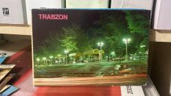 KARTPOSTAL -  TRABZON Meydan Parkından gece görünüm