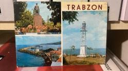 KARTPOSTAL - Atatürk Anıtı Mendirek ve Kale Fenerinden bir görünüm (1970/80 Baskı)