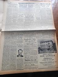 Ulus Gazetesi - Turkish Newspaper - 10 Eylül 1953 - CHP'nin 30. Yıldönümü  büyük törenlerle kutlandı - İsmet İnönü'nün nutku - öyle de olsa yazan Nihat Erim - İzmir'in kurtuluş Bayramı - Atatürk'ün naaşının nakli - Kasım Gülek Hakkari'de - altın şu gayr-ı malüm yazan Namık Zeki Aral - Avrupa güzelliğine seçilen İtalyan güzelinin bikini ile pozu - Malatya suikasti davasının dünkü duruşması - Necip Fazıl Kısakürek - Nurettin Ardıçoğlu ve Hüsnü Zeki Söylemezoğlu mahkum oldular - kızıllardan daha 3404 esir istendi - Milli eğitim talebe yurdu yandı - evvelki gün Kore'den İzmir'e gelen birliğimiz mensupları rıhtımda fotoğraf - İstanbul basketbol turnuvası - Yelken yarışlarının hakemleri - Yüksek planör kampı çalışmaları - Ankara İstanbul Radyosu Programı - İstanbul'da İsmet İnönü'ye büyük sevgi tezahüratı - Avni Doğan konuşmasını yaparken fotoğraf - Halil Sezai Erkut konuşuyor fotoğraf - Münir Nurettin Selçuk Yarın akşam şehir bahçesinde - Atatürk'ün muvakkat kabrine CHP'liler giderken