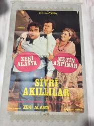Film Afişi Sivri Akıllılar Zeki Alasya Metin Akpınar Perhan Kutman