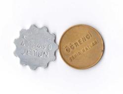 2 ADET ESKİ JETON LOTU GÖRSELDEKİ ÜRÜN / B-3