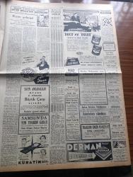 Ulus Gazetesi - Turkish Newspaper - 30 Ekim 1953 - münakaşayı bitirebilmek için yazan Nihat Erim Başmakale - 29 Ekim Cumhuriyet bayramımızı neşe içinde kutladık - Hipodromda parlak bir geçit töreni yapıldı - CHP Genel sekreteri Kasım Gülek Kırşehir milletvekili Halil Sezai Erkut idare kurul üyesi Mebrure Aksoley Atatürk'ün manevi huzurunda fotoğraf - cumhurbaşkanı Celal Bayar muvakkat kabire giderken askeri teftiş ediyor fotoğraf - Mersin CHP İl Başkanı tarafından Adnan Menderes dava ediliyor - Yunan Kralı Paul'un bize dair demeci - hayat pahalılığı durmadan artıyor - Hürriyet başyazarı Sedat Simavi ağır cezada fotoğraf - Türkiye İş Bankası - CHP'li hatiplere karşı jandarma süngü taktı - kaldırım çiçeği filmi başrollerde Cüneyt Gökçer Heyecan Başaran büyük ve Nur sinemasında - Siirt eczanesiz - cumhurbaşkanı Celal Bayar Mehter takımını teftiş ediyor fotoğraf - Amerika'nın en müthiş banka soyguncusu Aktör Willie'nin maceraları Yazı Dizisi - Cumhuriyet Kupası maçları - Fenerbahçe Beykoz