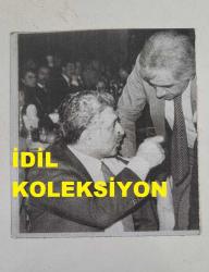 ANAVATAN PARTİSİ'NİN (ANAP) KURUCULARINDAN, ESKİ MİLLİ EĞİTİM GENÇLİK ve SPOR BAKANI VEHBİ DİNÇERLER'İN FOTOKOPİ BASKI AJANS-BASIN FOTOĞRAFI (KAĞIT BASKI) - 12 x 10 cm EBADINDA