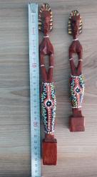 EL OYMASI AHŞAP 2'li AFRİKALI FİGÜR