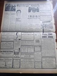 Ulus Gazetesi - Turkish Newspaper - 8 Mart 1958 - kayıpların isimleri Dün de açıklanmadı - batan Üsküdar vapuru için bugün motor ve sandallarla denizde cesetler aranacak  - sağlık Bakanı Lütfi Kırdar faciadan habersiz - İsmet İnönü gençlerle fotoğraf - Şemsettin Günaltay ve Kasım gülek'e 2 soru - Üsküdar vapuru faciasının sebep ve mesulleri hakkında resmi makamlar hiçbir şey söylemiyorlar - siyasal bilgiler fakültesi öğrenci derneği yıllık genel kurul toplantısı fotoğraf - Kasım Gülek Hüseyin Nail Kubalı'yı ziyaret etti - baraja kavuştuktan sonra beypazarı'nda elektriğe ve su ücretlerine zam - dünkü basın davaları - Doktorlar asgari ücret istiyorlar - Karapürçek yazan M. Sunullah Arısoy Yazı Dizisi -  bir fetva ve bir Fatiha yazan Yakup Kadri Karaosmanoğlu - devlet operası sanatkarlarından Avni Subaşı ile Shirley Pain'in nikahı fotoğraf - taçsız Kral filmi büyük sinemada - Ankara'da 24 saat sinema tiyatro programı - şampiyonada düğümü çözecek iki maçtan birisi bugün Hacettepe Güneş