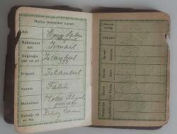 Eyüp Sabri Akyürek'e ait İstanbul Üniversitesi Tıp Fakültesi Talebesine Mahsus Hüviyet Varakası (Öğrenci kimlik belgesi) 1940