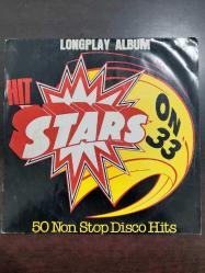 HIT STARS ON 33 - LONGPLAY ALBUM, 50 NON STOP DISCO HITS - 33'LÜK (DÖNEM BASKI)
