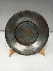 Antika 1800'ler Osmanlı Ermeni Bakır Tabak