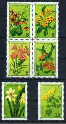 Koleksiyon Pulları, 1979 S.Tome Principe,Çiçekler 6 Pulluk Damgasız Tam Seri