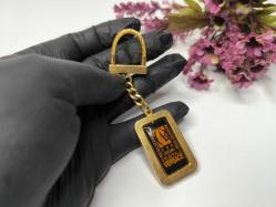 Versace Anahtarlık - Dönerli Metal Marka Anahtarlık