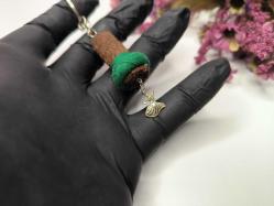 Semazen Anahtarlık - Mevlana Konya Tema Mevalevi Sarık - Şapkası Anahtarlık