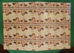 LOT.8 » İTALYADAN ALINMIŞ RAFAELLO YAZILI KİTAP DEFTER KABI CİLDİ.