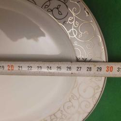 2000 LERDEN KULLANILMAMIŞ PORSELEN TABAK. GÜRAL DAMGALI.