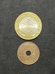 1948 TARİHLİ DELİKLİ İKİ BUÇUK KURUŞ