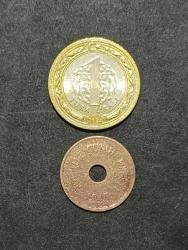 1948 TARİHLİ DELİKLİ İKİ BUÇUK KURUŞ