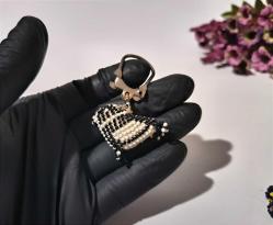 Eskilerden Boncuk İşi Kuş Anahtarlık - Cezaevi İşi Beşiktaş Kuş - Kartal Anahtarlık