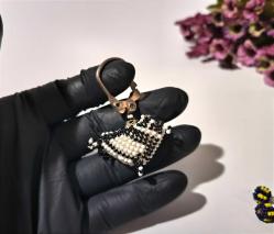 Eskilerden Boncuk İşi Kuş Anahtarlık - Cezaevi İşi Beşiktaş Kuş - Kartal Anahtarlık