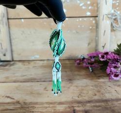 Boncuk İşi Nazarlık Anahtarlık - Cezaevi İşi Nazar Boncuklu Anahtarlık